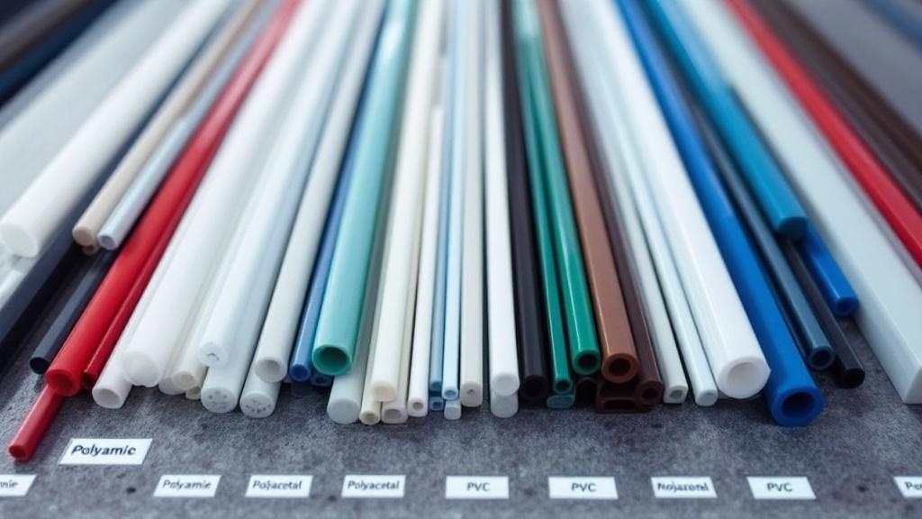 Пластиковые прутки и стержни: выбор материала для деталей