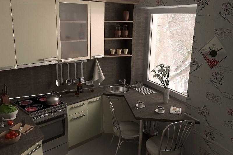 Ремонт кухни в хрущевке: 10 правил дизайна и 121 реальное фото