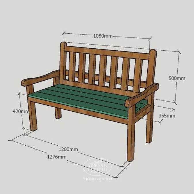 Садовая мебель своими руками: чертежи с размерами и схемы сборки, изготовление дачной мебели для сада из дерева
