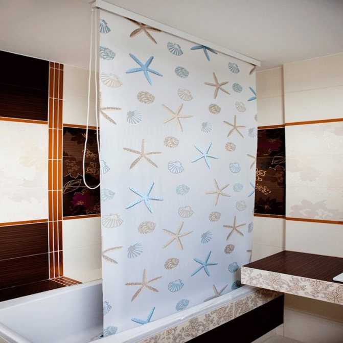 Какую штору для ванной выбрать: какие бывают материалы, крепления, формы, определить размер