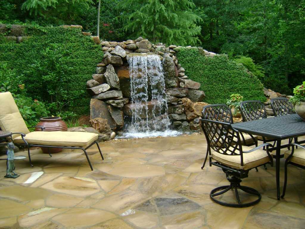 Красивый водопад на даче - 100 фото примеров использования водопада в ландшафтном дизайне