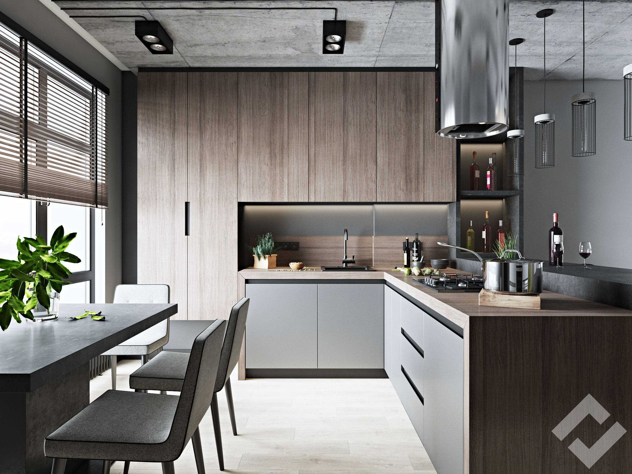 Современная кухня в стиле минимализм: интерьер, особенности оформления стиля, в квартире, полезные советы от дизайнеров, фото