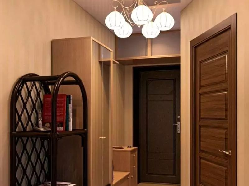 Дизайн прихожей, коридора в частном деревянном доме с окном: интерьер, варианты отделки стен, проект
 - 44 фото