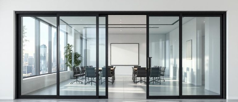 Раздвижные перегородки: конструкция, виды и применение