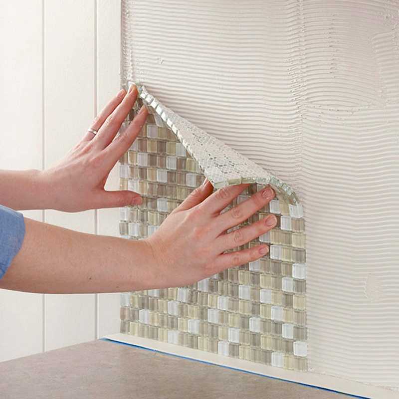 Укладка керамической и стеклянной мозаики своими руками