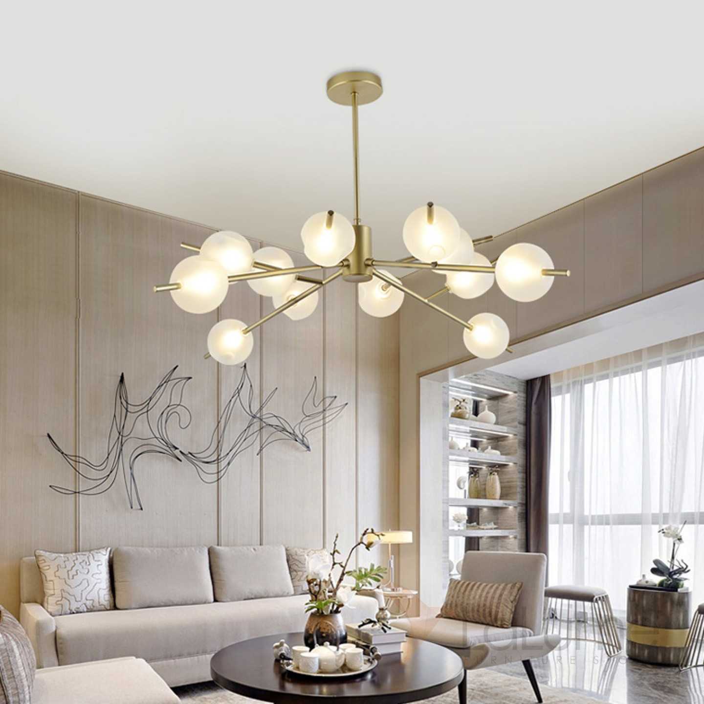 Люстры в интерьере квартиры, светильники потолочные в зал, красивые люстры в дизайне