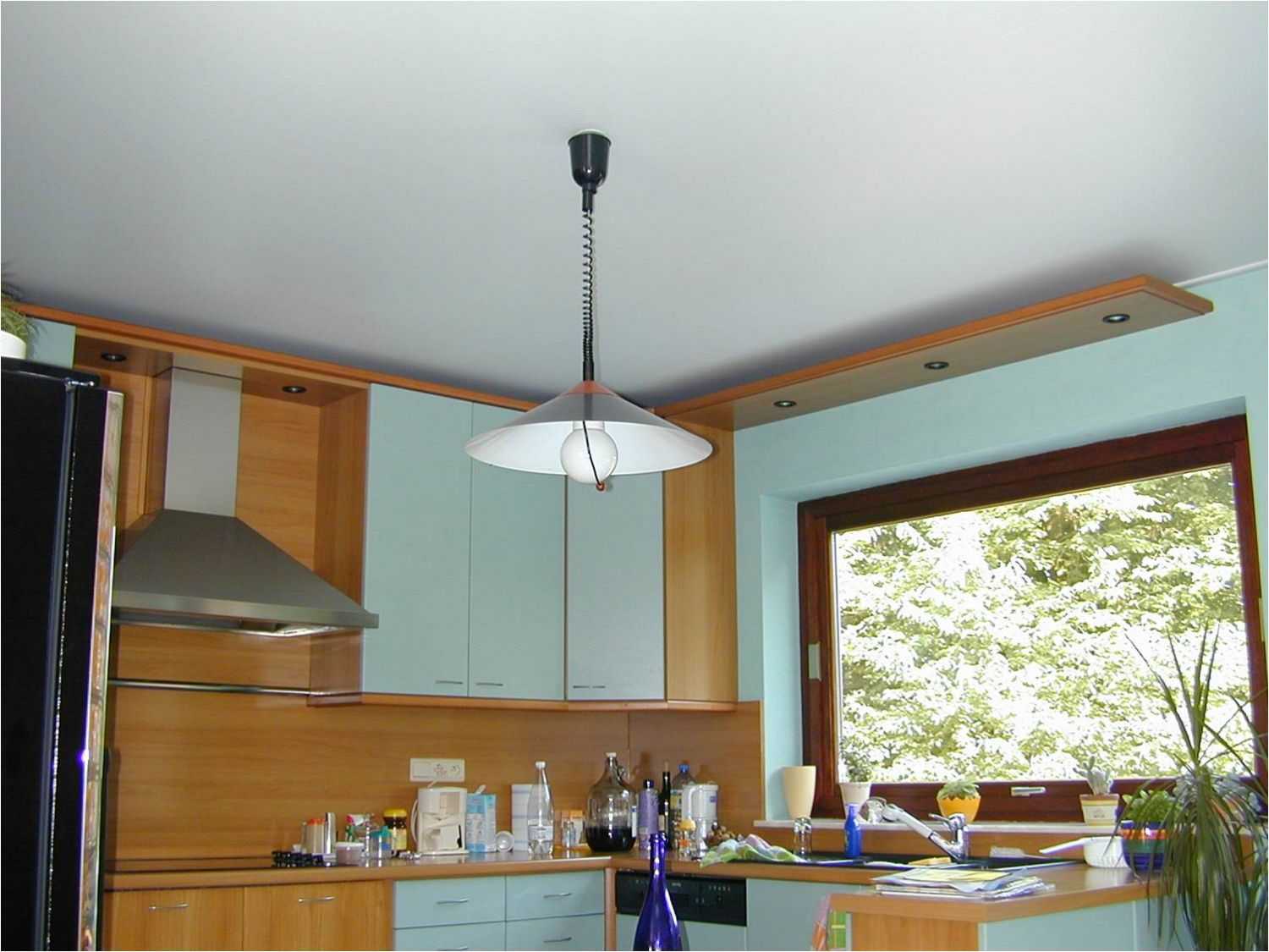 Потолок на кухне - как красиво оформить? (75 фото дизайна)