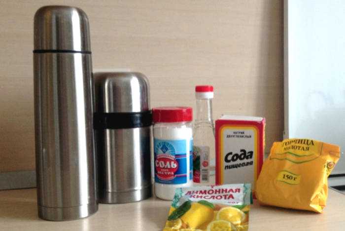 Как отмыть термос из нержавейки внутри от чая: лимонной кислотой, уксусом (видео)