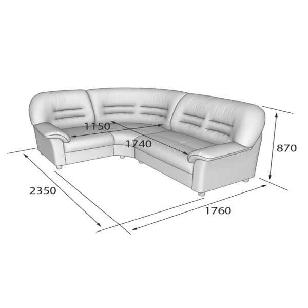 П-образный диван: 114 фото вариантов использования в современном дизайне