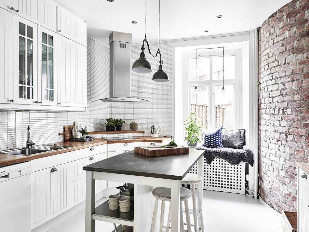 Кухня с характером: дизайн интерьера в скандинавском стиле (190+ фото)