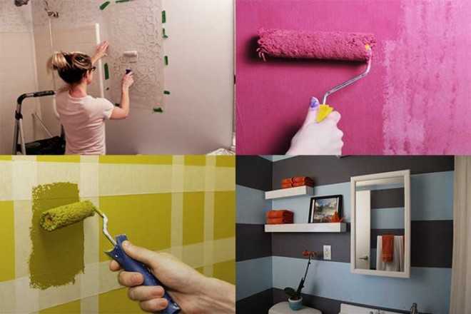 Чем и как покрасить ванную в домашних условиях: виды красок и методы покраски в домашних условиях +видео