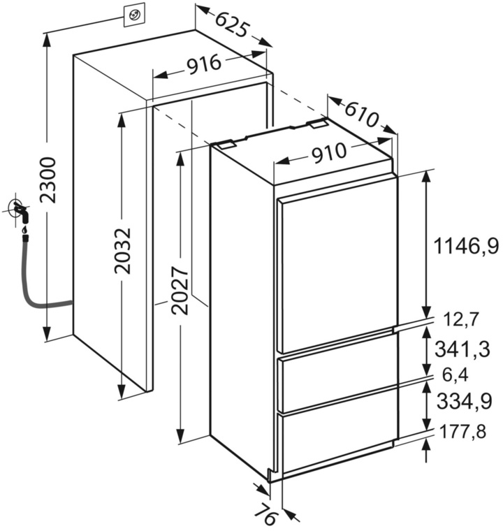 Стандартная ширина холодильника: размеры, габариты, какая бывает высота бытовых, двухкамерного, минимальная, сколько глубина большого