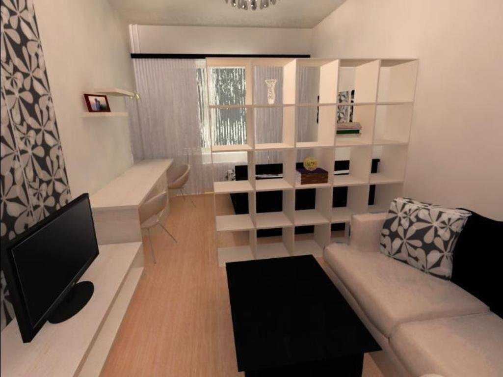 Дизайн спальни и гостиной в одной комнате. фото интерьеров в современном стиле