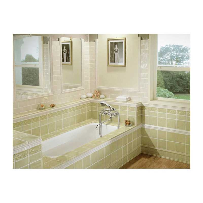 Раскладка плитки в ванной комнате: обзор оригинальных способов
