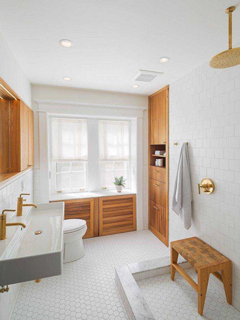 Ванная в скандинавском стиле: дизайн комнаты, идеи для плитки, туалета
 - 26 фото