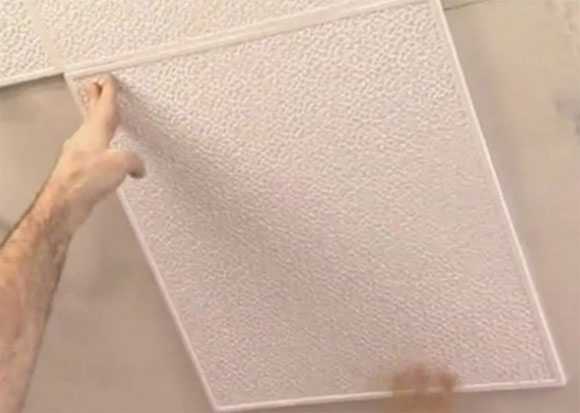 Как клеить потолочную плитку: бесшовный потолок своими руками