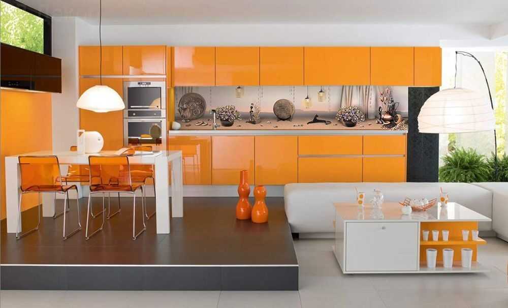 Оранжево-зеленая кухня: 20 фото идеальных сочетаний в кухонном интерьере, советы дизайнера