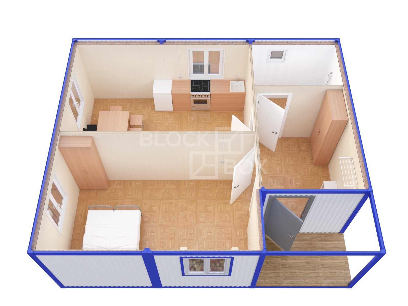 Модульный дом — обзор лучших вариантов для круглогодичного проживания (90 фото)