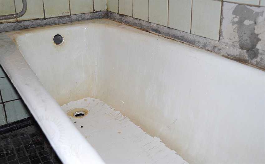 Восстановление старой чугунной ванной: 3 метода реставрации покрытия