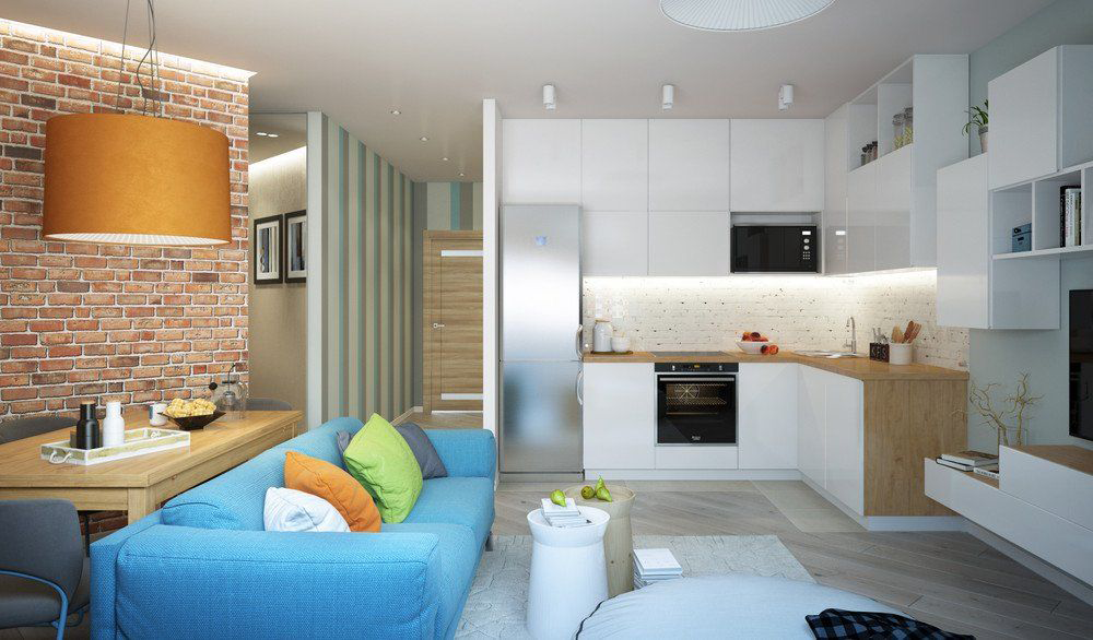 Как отделить кухню от гостиной: лучшие способы зонирования пространства (60 фото) | современные и модные кухни