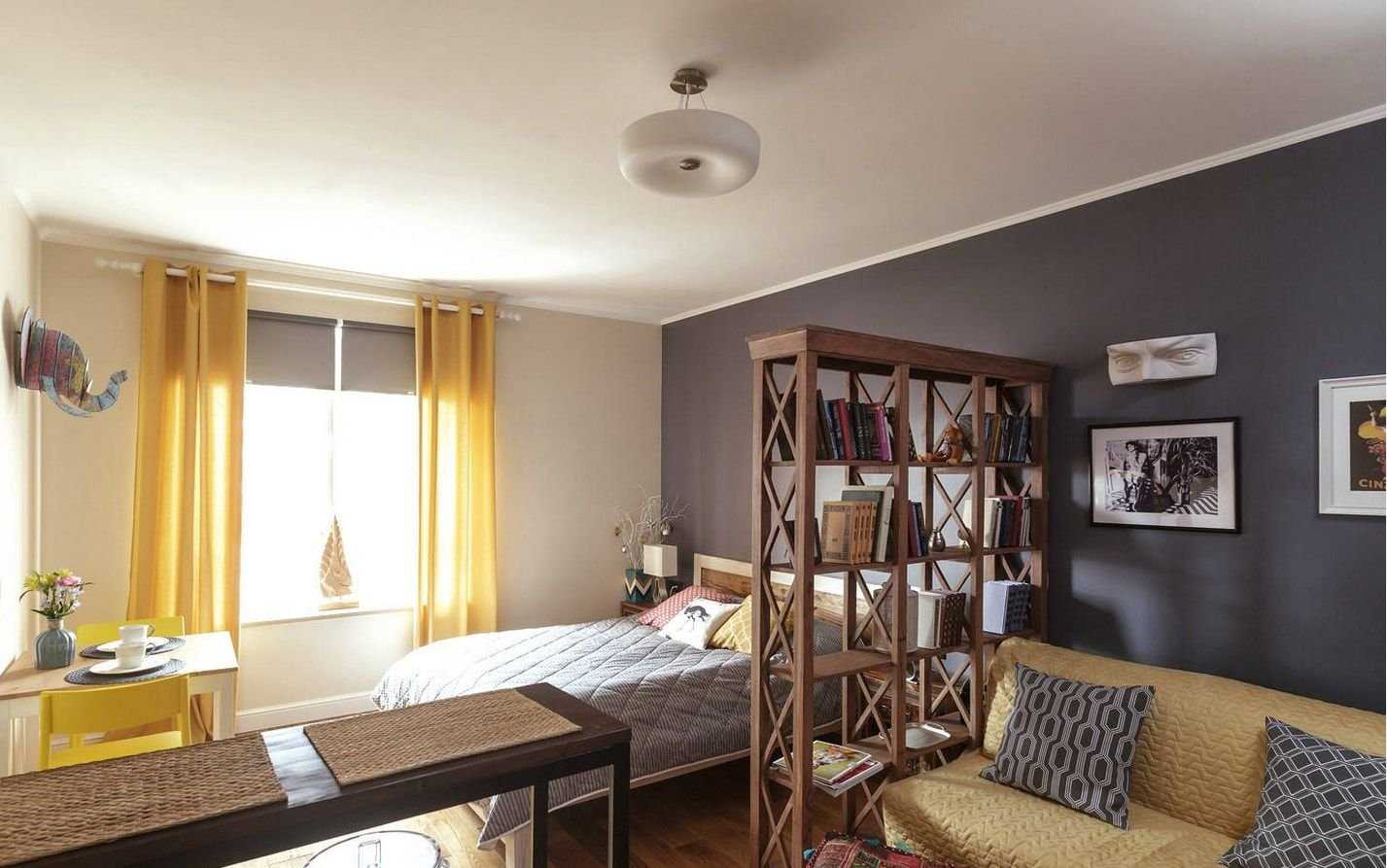 Зонирование комнаты на спальню и гостиную: как разделить на две зоны .