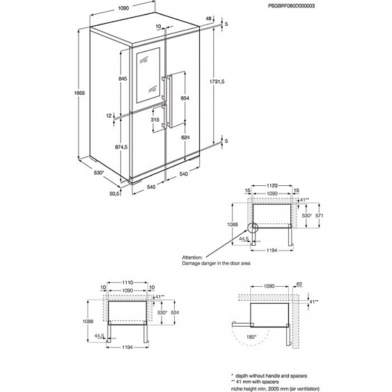 Размеры холодильника: стандартные и нестандартные габариты