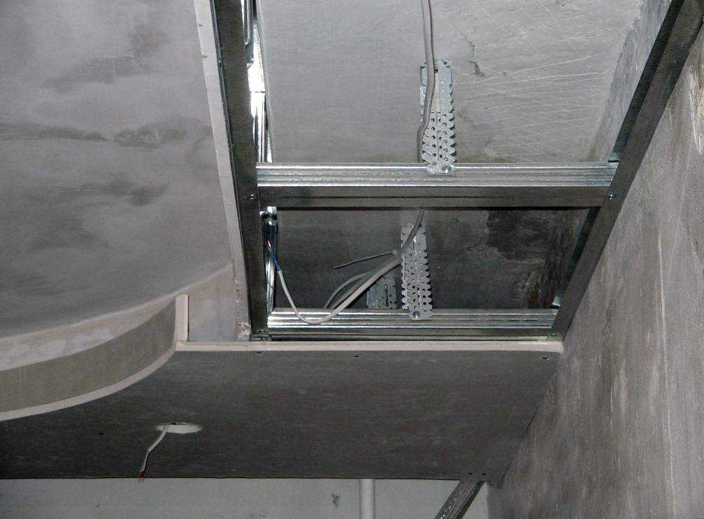Двухуровневый потолок с подсветкой: многоуровневый потолок из гипсокартона, двойной потолок своими руками, чертеж двухъярусного потолка