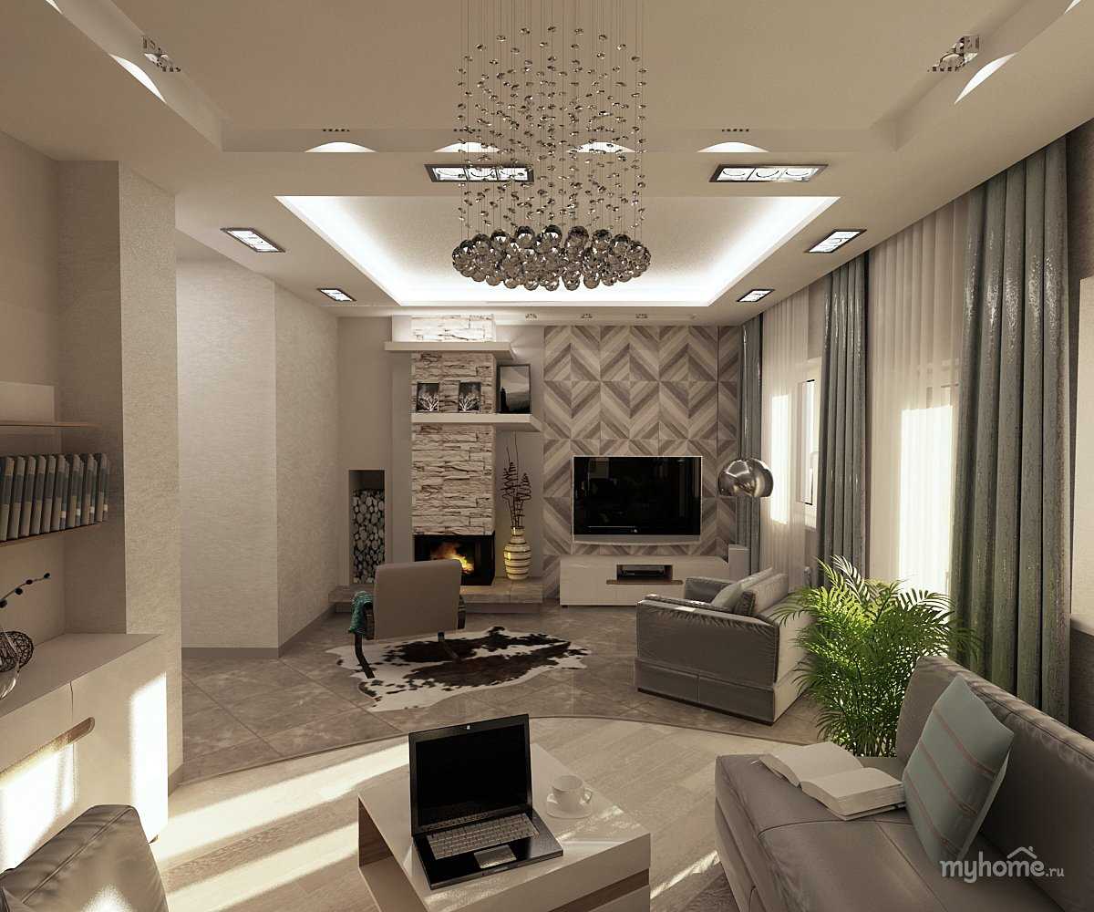 Дизайн гостиной 2021 - современные идеи и тренды (фото)