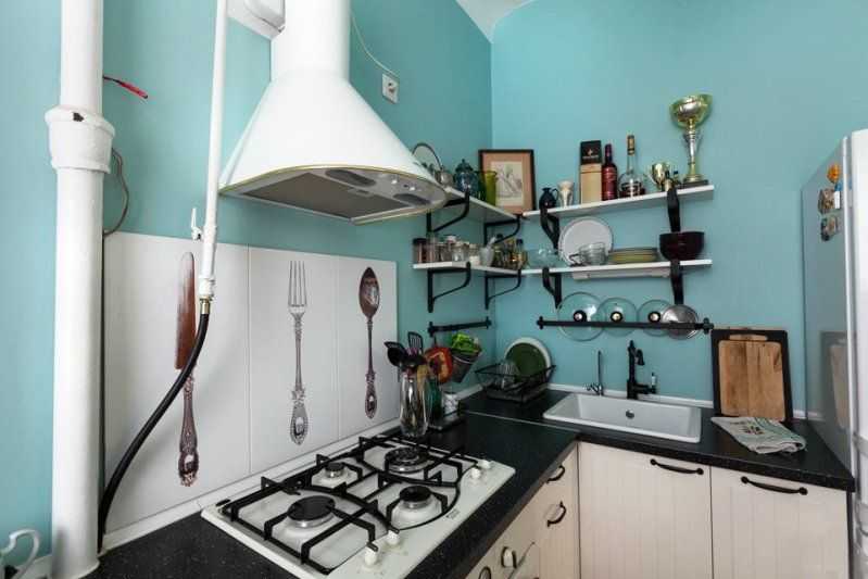 Как спрятать газовую трубу на кухне: способы декорирования