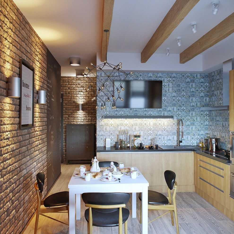 Кухня в стиле лофт [100+ стильных идей дизайна] фото интерьеров 2019