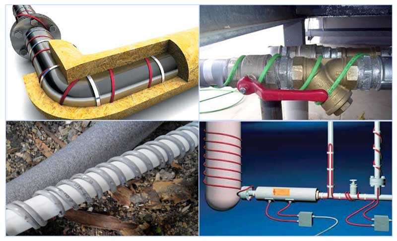 Греющий кабель для водопровода: монтаж и изготовление своими руками