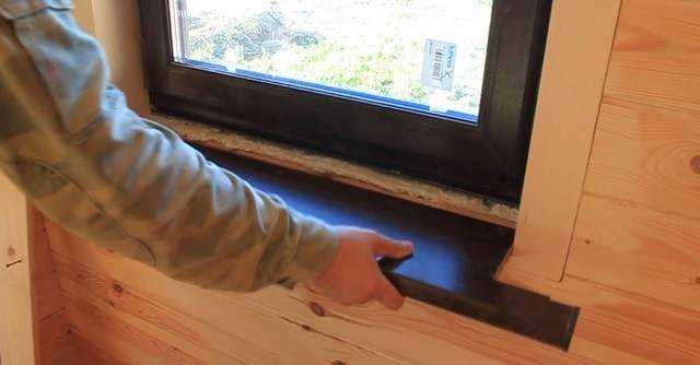Установка подоконников и откосов на пластиковые окна своими руками в деревянном или каркасном доме: видео + фото » интер-ер.ру