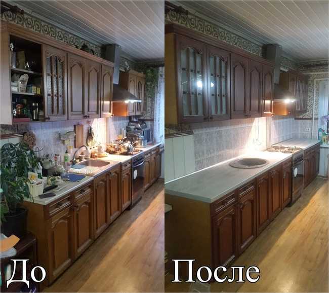 Реставрация кухонных фасадов из массива в москве цена