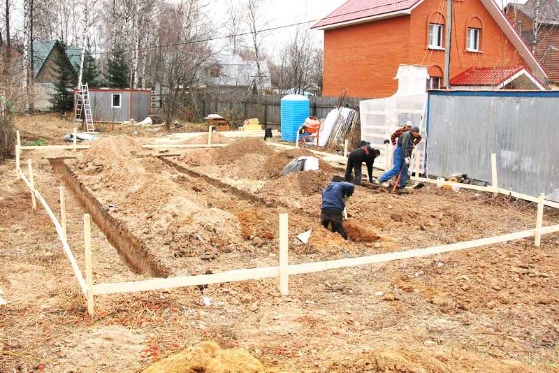 Подготовка участка под строительство дома: этапы земляных и других .