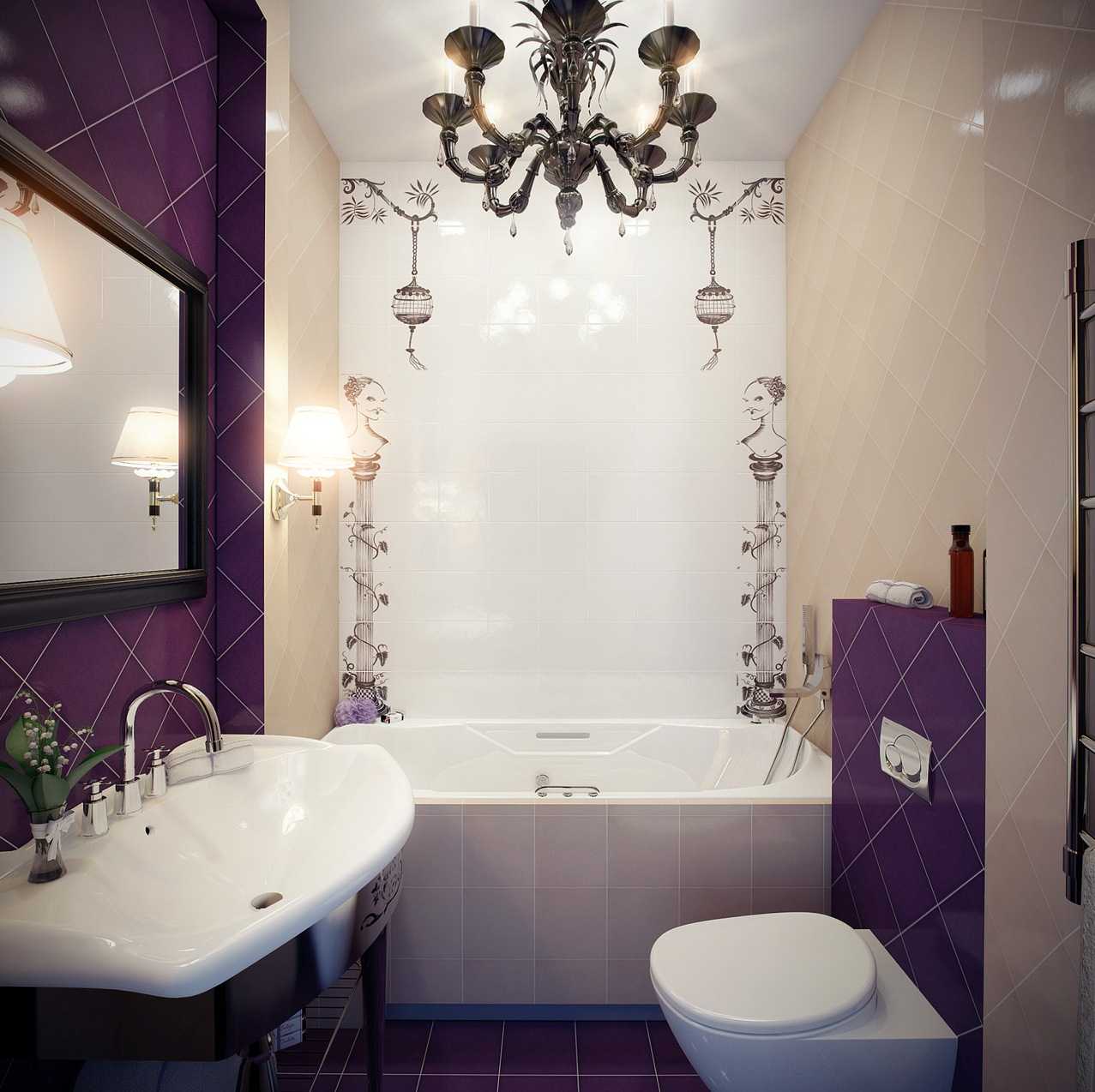 Красивые маленькие ванные комнаты фото